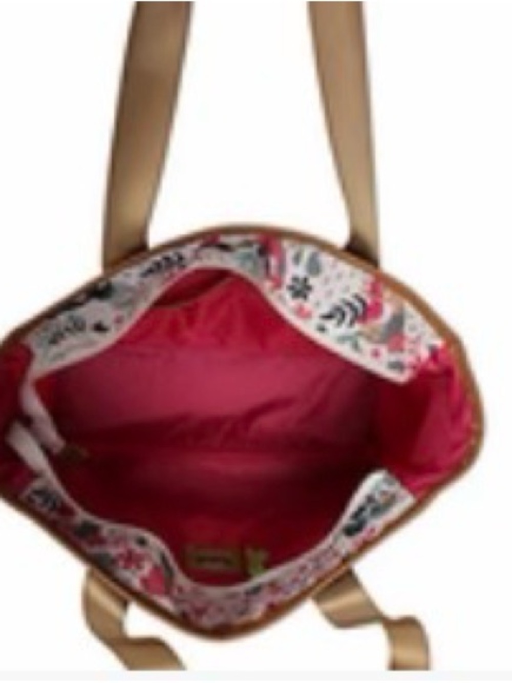 Lily Bloom satchel handle zipper large tote sea garden mermaid. - Picture 2 of 13
